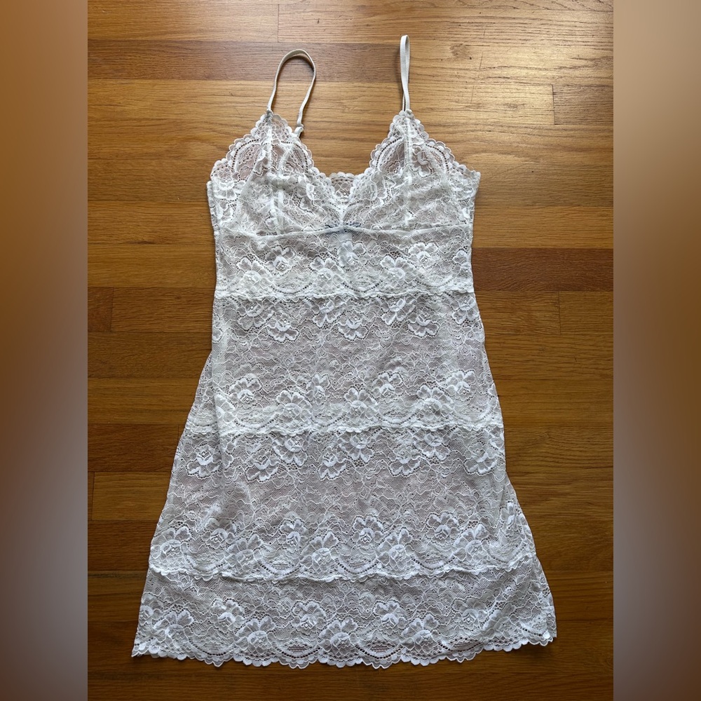 Samantha Chang All Lace Amour full slip - white size Medium